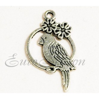 Подвеска мет.№066 18х30мм цв.Silver (цена за 1шт)